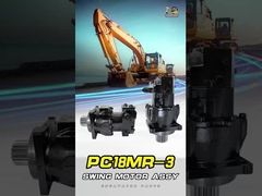 วิธีการเปลี่ยน komatsu PC18MR-3 excavator มอเตอร์สวิง