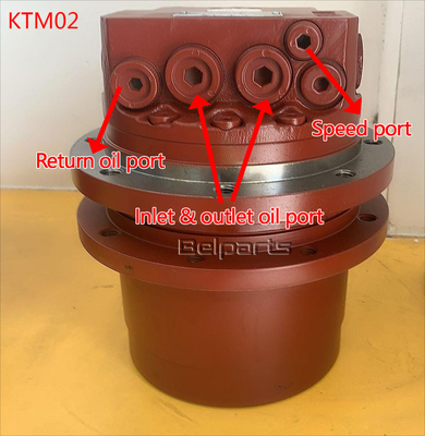 อะไหล่เครื่องขุด CX27B CX22B KX61-3 CX27T TB15 PC20 เครื่องยนต์เดินทาง assy สําหรับ TM02