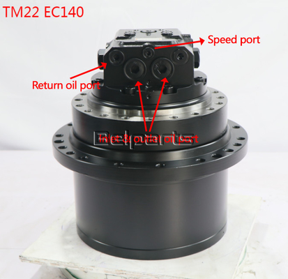 Belparts อะไหล่การขับเคลื่อนสุดท้าย TM22VC GM22VC EC140 Excavator Travel Motor Assy สําหรับ Volvo