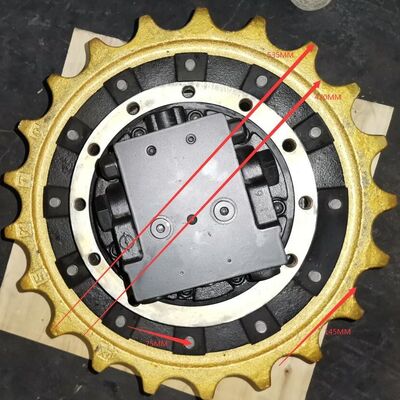 EX75UR EX75UR-3 ไดรฟ์สุดท้ายสําหรับอะไหล่เครื่องขุดฮิตาช 9118299 รวมมอเตอร์การเดินทาง