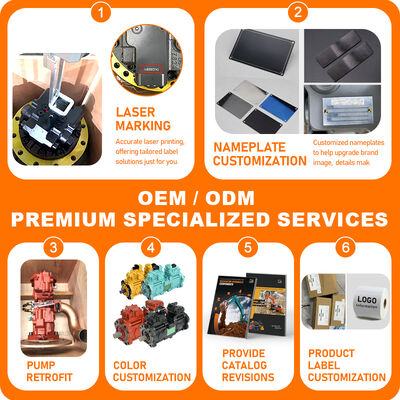 VIO15 VIO22 VIO27 จักรยานสุดท้ายสําหรับ Yanmar เครื่องขุดอะไหล่ MAG-18VP-230F รวมมอเตอร์การเดินทาง