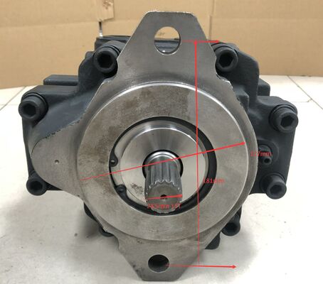 ปั๊มไฮดรอลิก PVD-3B-56P-18G5-4185F สำหรับอะไหล่รถขุด ปั๊มลูกสูบแนวแกน