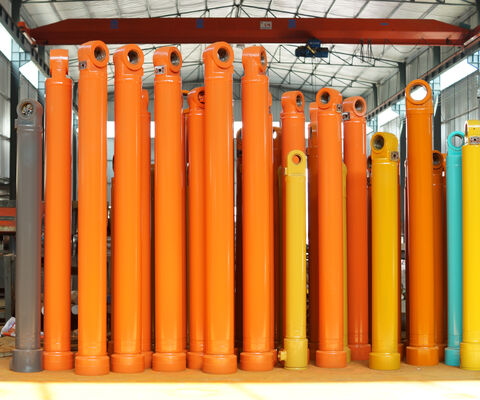 กระบอกไฮดรอลิกบูมสำหรับรถขุด Komatsu PC300LC-6LC PC300-6LC PC300LC-6LE อะไหล่ 207-63-02501 หลังการขาย