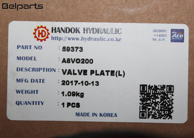 A8V0200 E330C Excavator ชิ้นส่วนปั๊มไฮดรอลิกหลักปั๊มแผ่นวาล์ว L 1.09KG