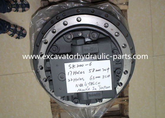 SK200-6 อุปกรณ์การเดินทางไดรฟ์สุดท้าย Assy, SK200-6 Travel Motor สำหรับ Kobelco Excavator