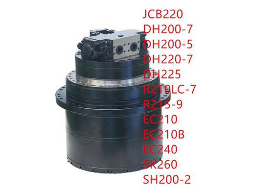 ชิ้นส่วนเครื่องจักรก่อสร้าง R210lc-7 R210-7 Final Drive Device GM40 TM40 Excavator Travel Motor Assy