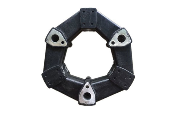 อะไหล่รถขุดเชื่อมต่อกาวยางดำ 130 * 70 8AS Digger Rubber Coupling